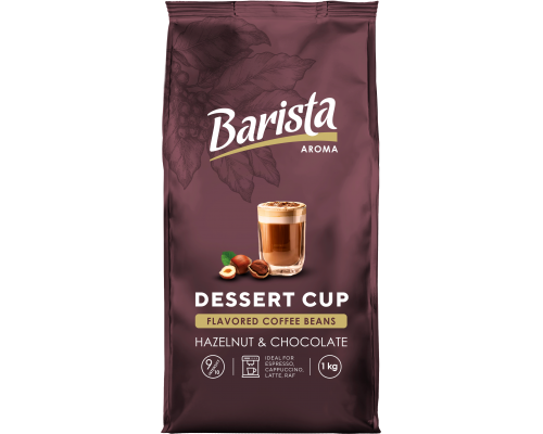 Кофе Barista Aroma "Десертная чашка"  со вкусом фундука и шоколада, в зернах 1000 г.