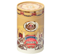 Чай новогодний Basilur коллекция "Сон в зимнюю ночь" Золотой час  75 г