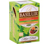Чай в пакетиках Basilur "Magic fruits" ASSORTED GREEN (25 саш.)