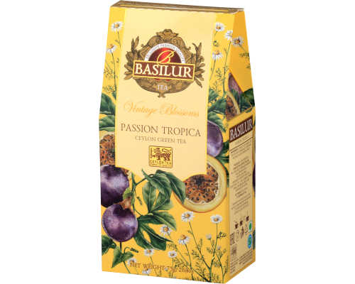Чай Basilur "Винтажные цветы" Страсть тропика 75 гр