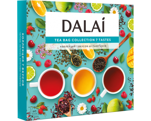 Чай Dalai Ассорти 7 вкусов, 60 конв. 