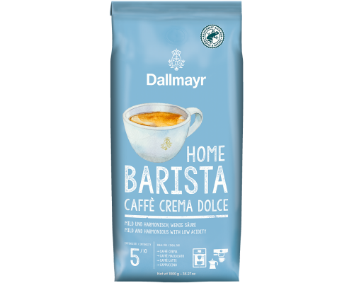 Кофе Dallmayr в зерне Home Barista Caffe  Crema Dolce 1 кг.