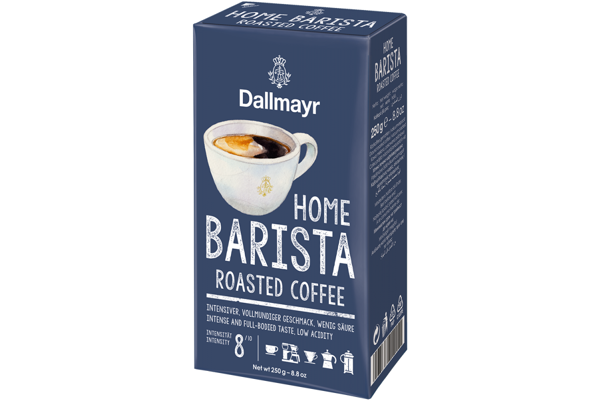 Кофе Dallmayr Coffee на цена Home Roasted сайте купить молотый 250 г.– в Минске, Barista