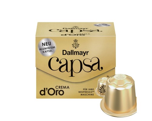 Кофе "Dallmayr" молотый в капсулах CREMA D’ORO, 10 капсул 