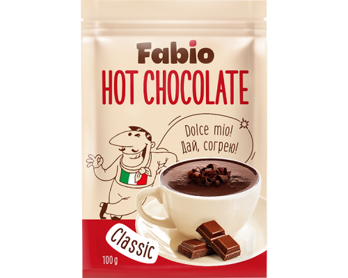 Напиток кофейный FABIO "Classic Горячий шоколад" 100g 