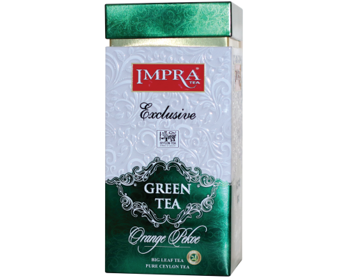 Чай зеленый Impra "Green tea Orange Peko" ж/б 200 г