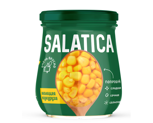 Кукуруза сахарная «SALATICA» 460 мл, ст/б