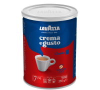 Кофе молотый Lavazza Crema e Gusto 250 г (жестяная банка)