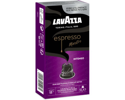 Кофе "Lavazza" молотый в капсулах  ALU ESPRESSO INTENSO 10 капс. 