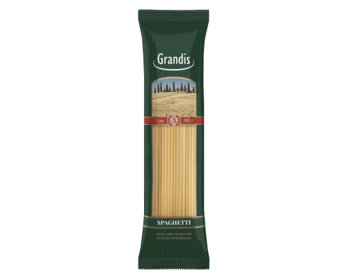Макаронные изделия «Grandis».  Спагетти  450г