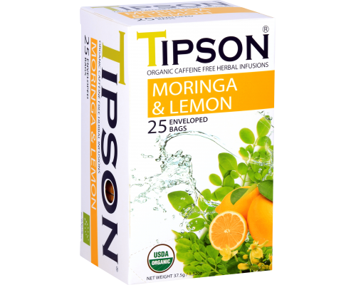 Чайный напиток Tipson "Моринга и лимон" 25 конв. 