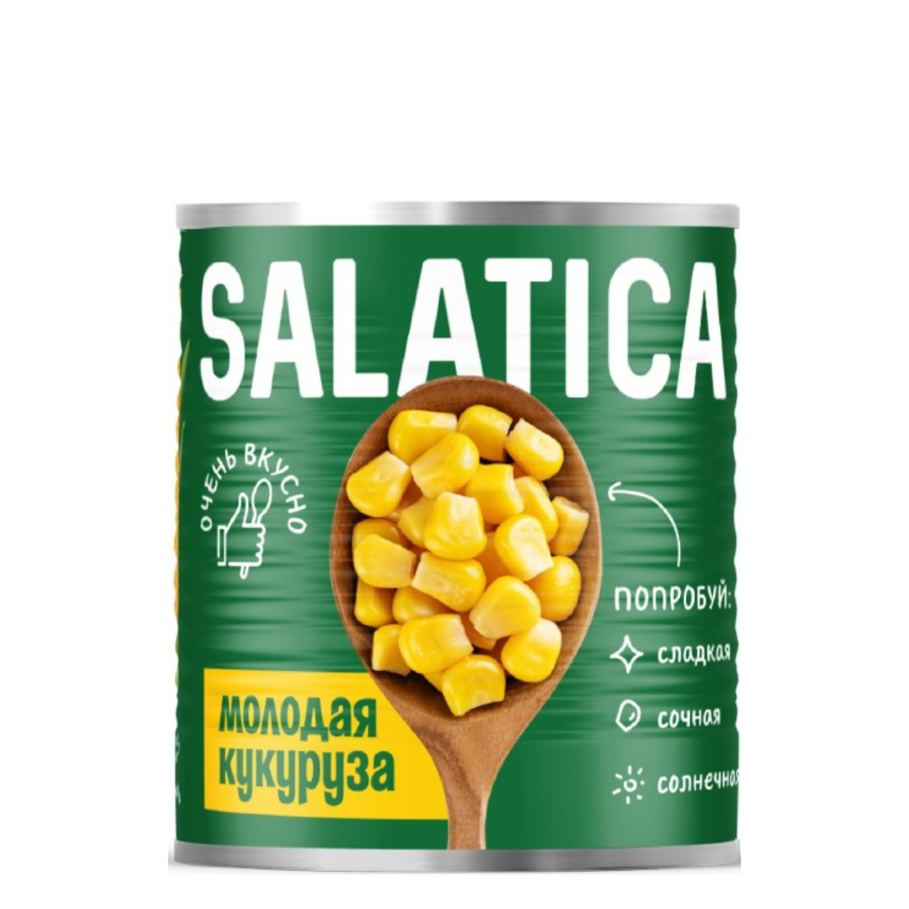 Кукуруза сахарная «SALATICA» 425 мл.