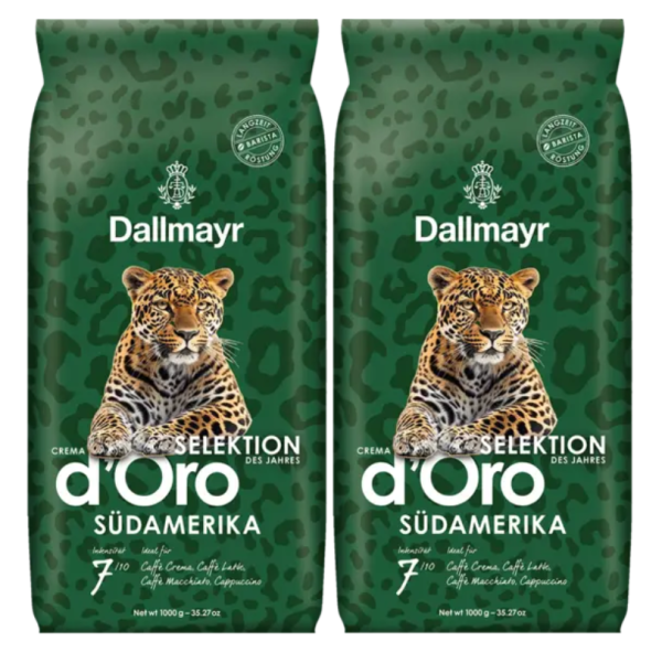 Кофе Dallmayr Crema d'Oro Selektion Des Jahres Sudamerika в зернах 2 кг.