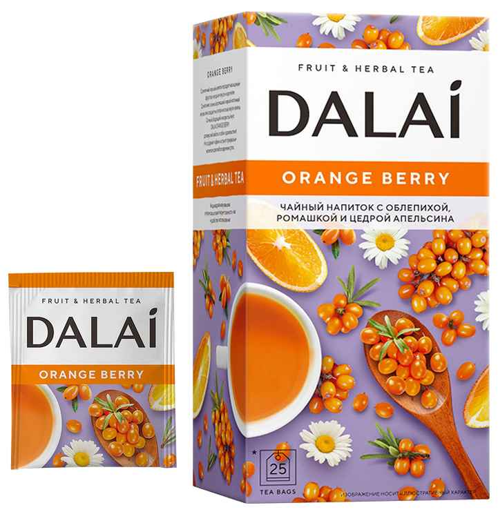 Чай травяной Dalai Orange Berry 25 конв.