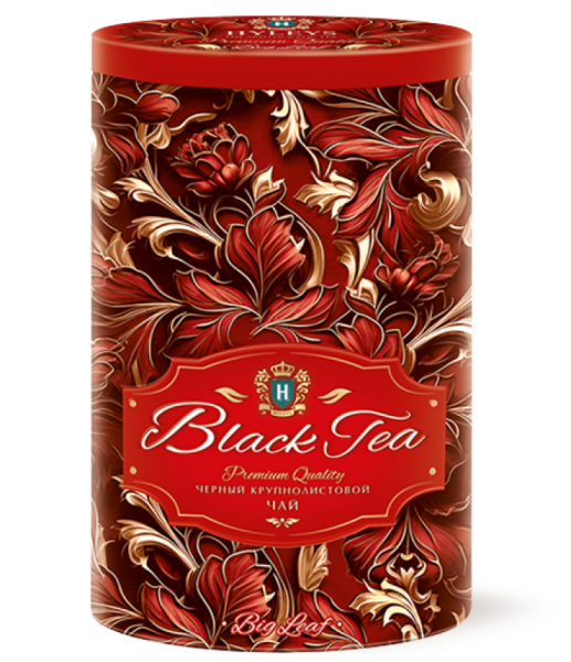 Чай черный Hyleys "Подарочный красный" 80 г ж/б