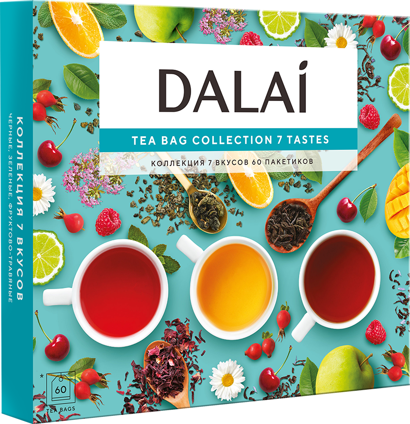 Чай Dalai Ассорти 7 вкусов, 60 конв.