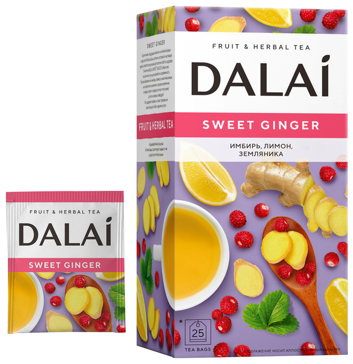 Чай травяной Dalai Sweet Ginger 25 конв.