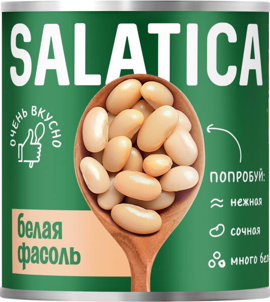 Фасоль белая «SALATICA» 425 мл.