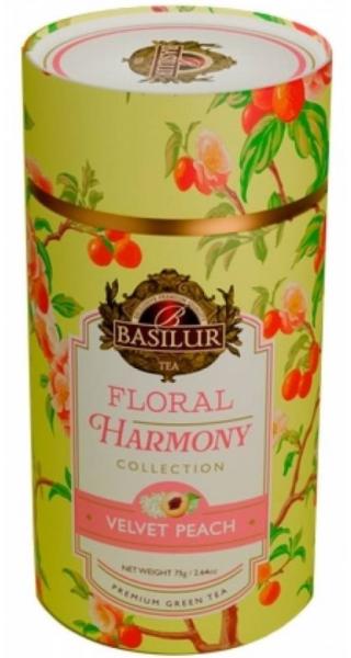 Чай "Basilur" «Цветочная гармония» Бархатный персик 75 г