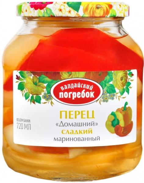 Перец «Домашний» маринованный «Валдайский погребок» 720 мл
