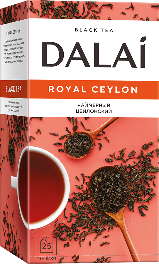 Чай черный Dalai Royal Ceylon 25 конв.