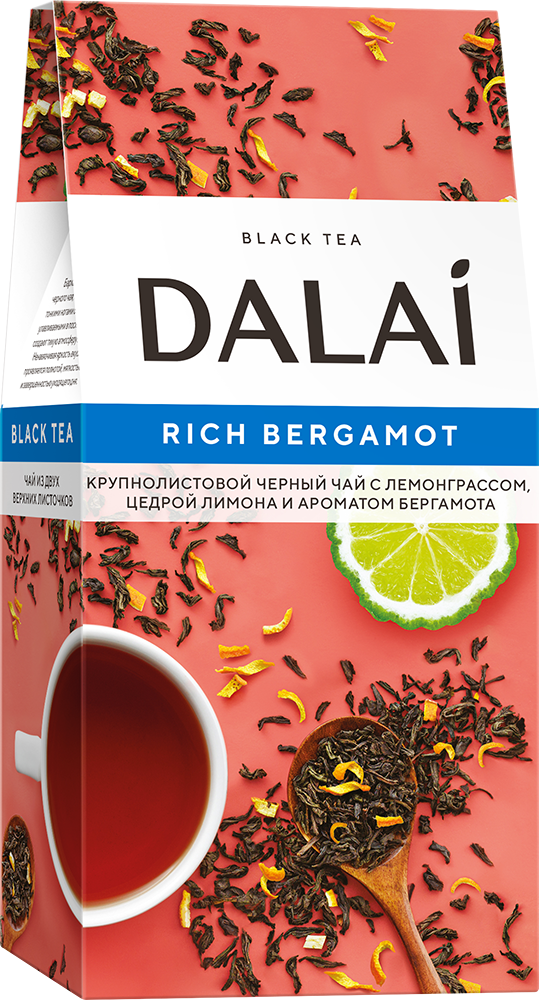 Чай Dalai Rich Bergamot, 80 г