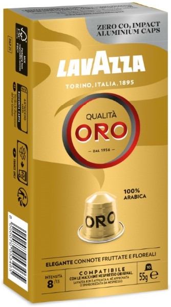 Кофе "Lavazza" молотый в капсулах ALU QUALITA ORO 10 капс.
