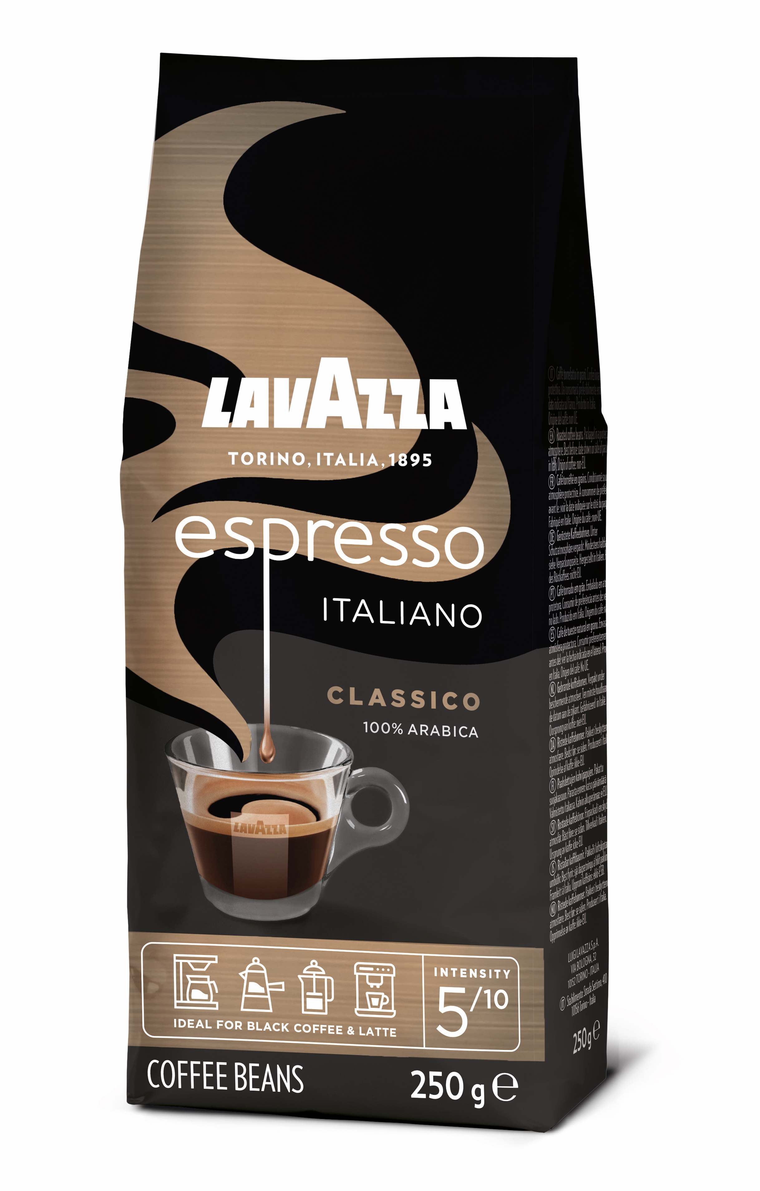 Кофе Lavazza Caffe Espresso в зернах 250 г