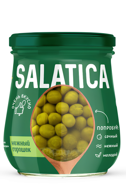 Горошек зеленый «SALATICA» 460 мл.