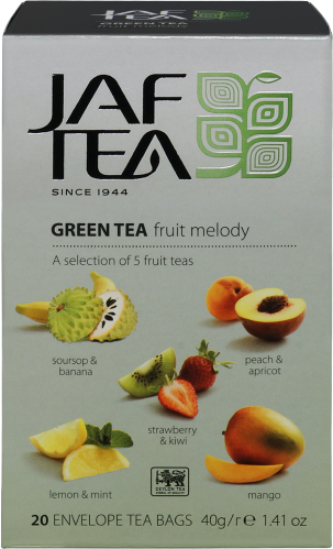 Чай "JAF" Fruit Melody Green, ассорти 20 конв.
