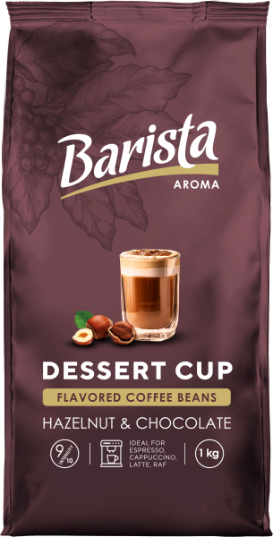  Barista Aroma "Десертная чашка" со вкусом фундука и шоколада, в зернах 1000 г