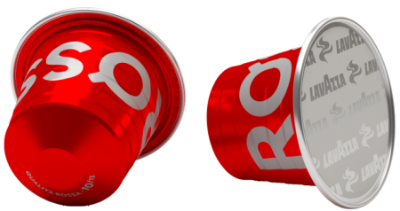 Кофе "Lavazza" молотый в капсулах ALU QUALITA ROSSA 10 капс.